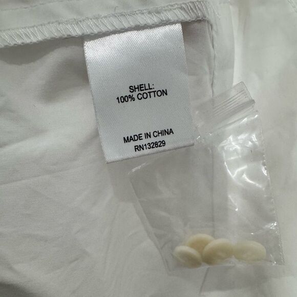 NWT HELSA Cotton Poplin Midsummer Dress in white - Picture 9 of 10